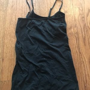 Black tank top